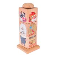 Кубики деревянные на оси «Учим профессии»